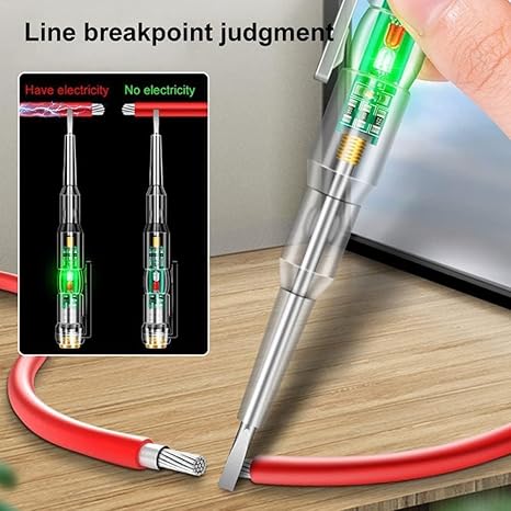 Combination Cutting Plier with Voltage Tester Pen β Pack of 2