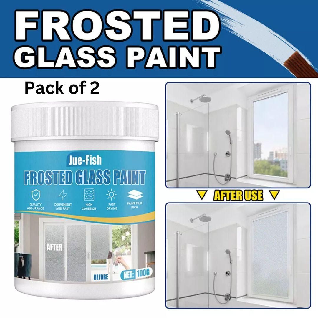 Glass Spray Paint For Home Office Bathroom Indoor Outdoor 100g (Pack of 2)