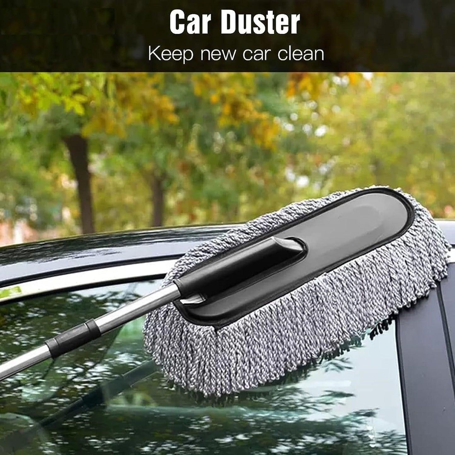 7-in-1 Car Cleaning Kit – Vacuum, Duster, Brush & Towel Cleaning Wipes Repair Rubber Nails