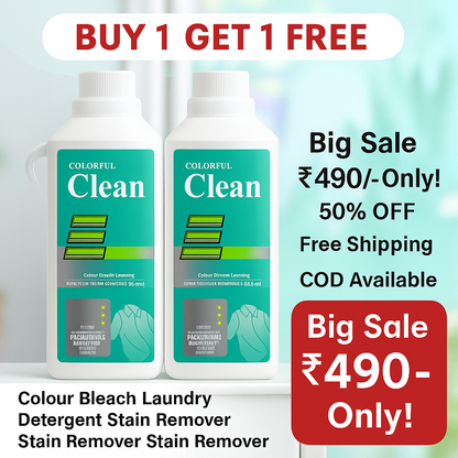 Colour Bleach Laundry Detergent & Stain Remover  (Pack of 2)