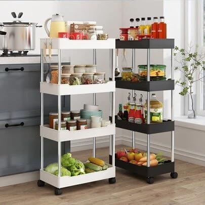 Multipurpose Kitchen Trolley with Wheels – Storage Rack
