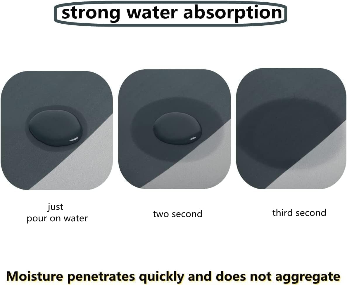 2-piece waterproof memory foam kitchen mat set