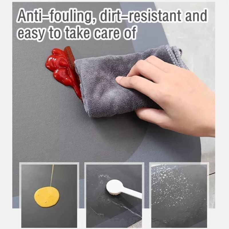 2-piece waterproof memory foam kitchen mat set