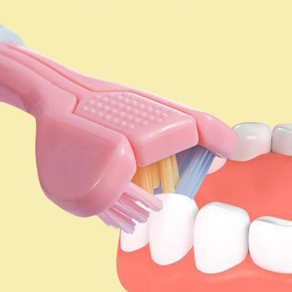 3-Sided Toothbrush | Ultra Soft Bristles for Deep Cleaning