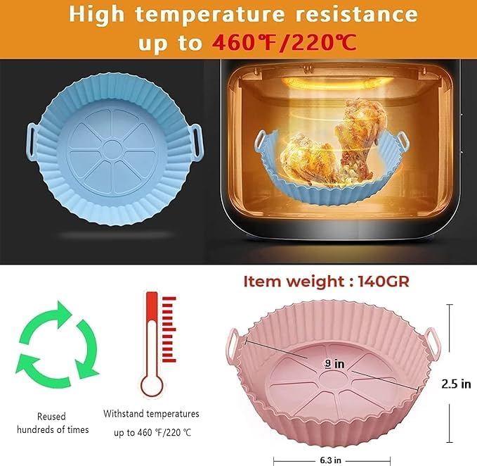 Silicone Air Fryer Liner Basket
