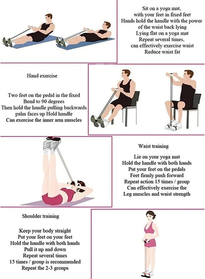 Yoga Pedal Exerciser – Full Body Toning, Waist Reducer & Core Strength Trainer