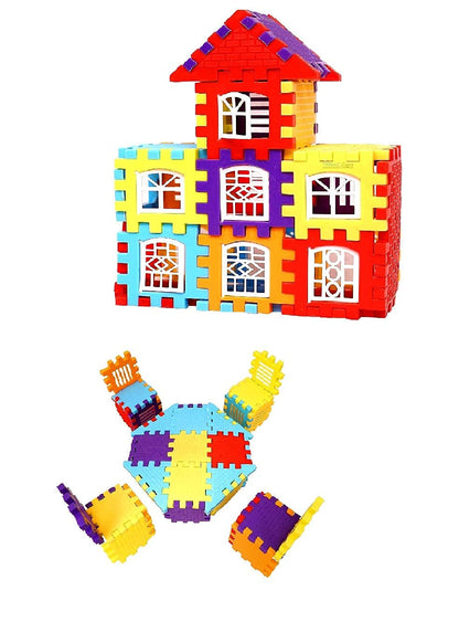 HRK My Happy House Building Blocks Toy Set – 50 Pieces