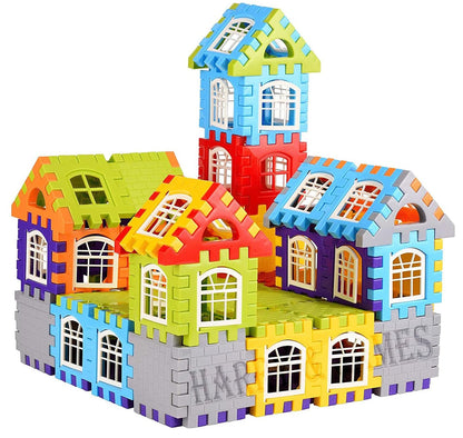 HRK My Happy House Building Blocks Toy Set – 50 Pieces