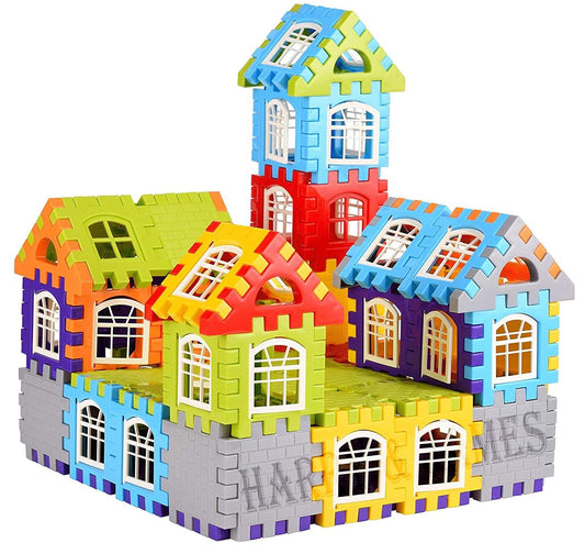 HRK My Happy House Building Blocks Toy Set – 50 Pieces