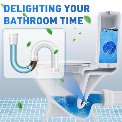Toilet Bowl Deodorizer Cleaner | Automatic Flush Toilet Cleaner Tablets