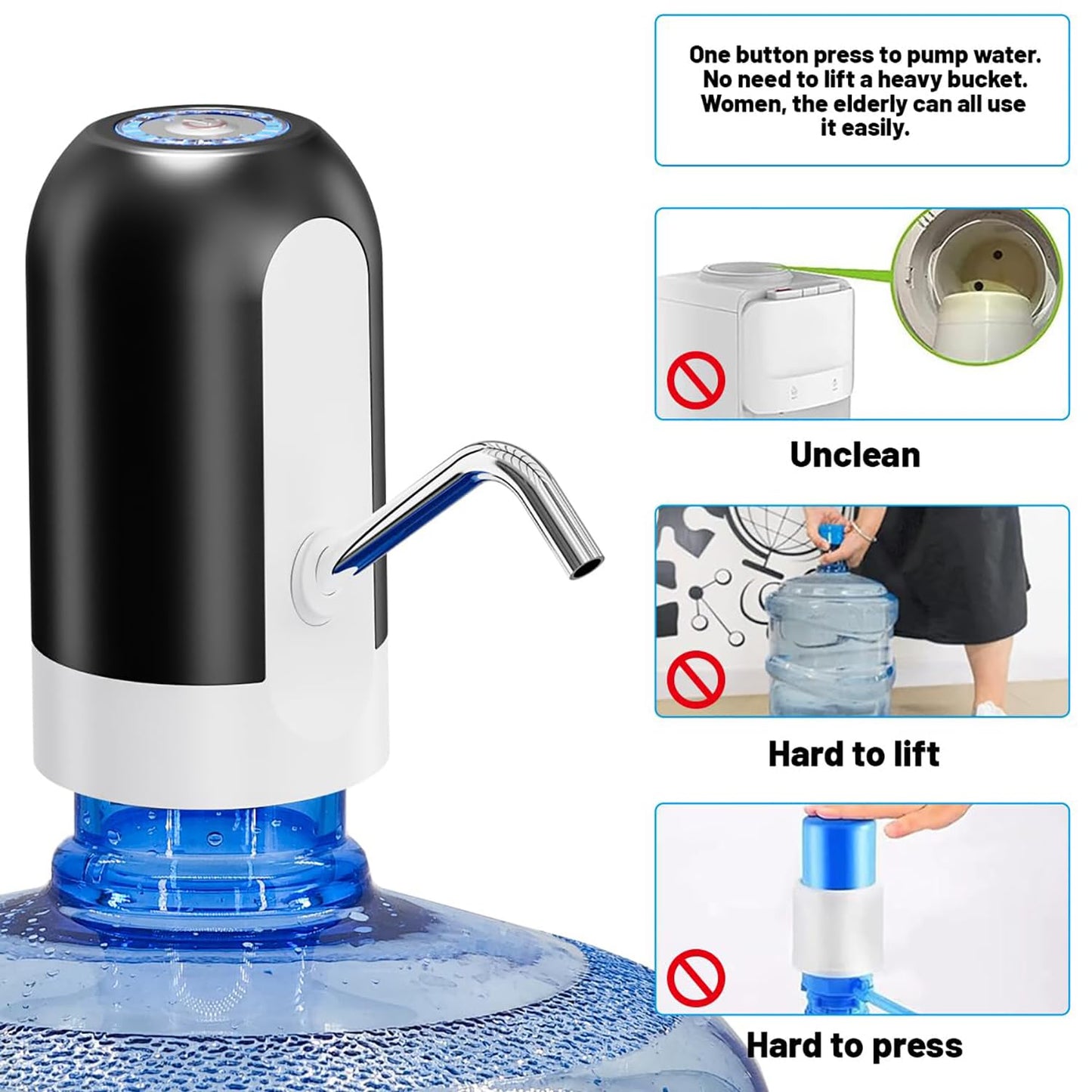 Automatic Electric Water, Oil & Liquid Dispenser Pump