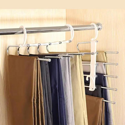 5 in 1 Stainless Steel Foldable Hangers
