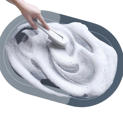 Bathroom Mat | Super Absorbent Soft Rubber Doormat for Bathroom, Home, Kitchen & Office | Fast-Dry Water Soaking Anti-Skid Rug