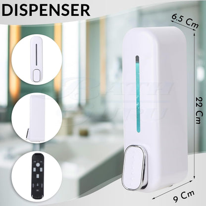 Wall-Mounted Soap Dispenser -400ml Refillable Liquid Dispenser