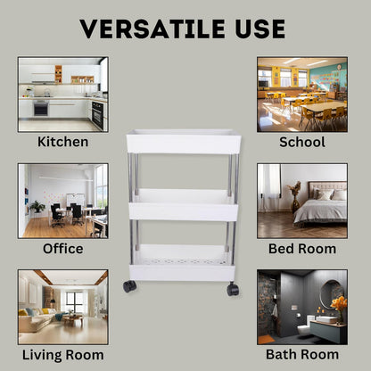Multipurpose Kitchen Trolley with Wheels – Storage Rack