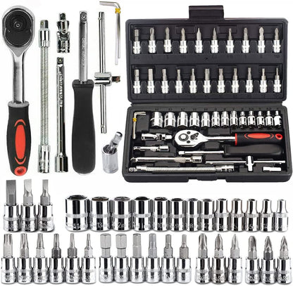 46-in-1 Tool Kit & Screwdriver Set