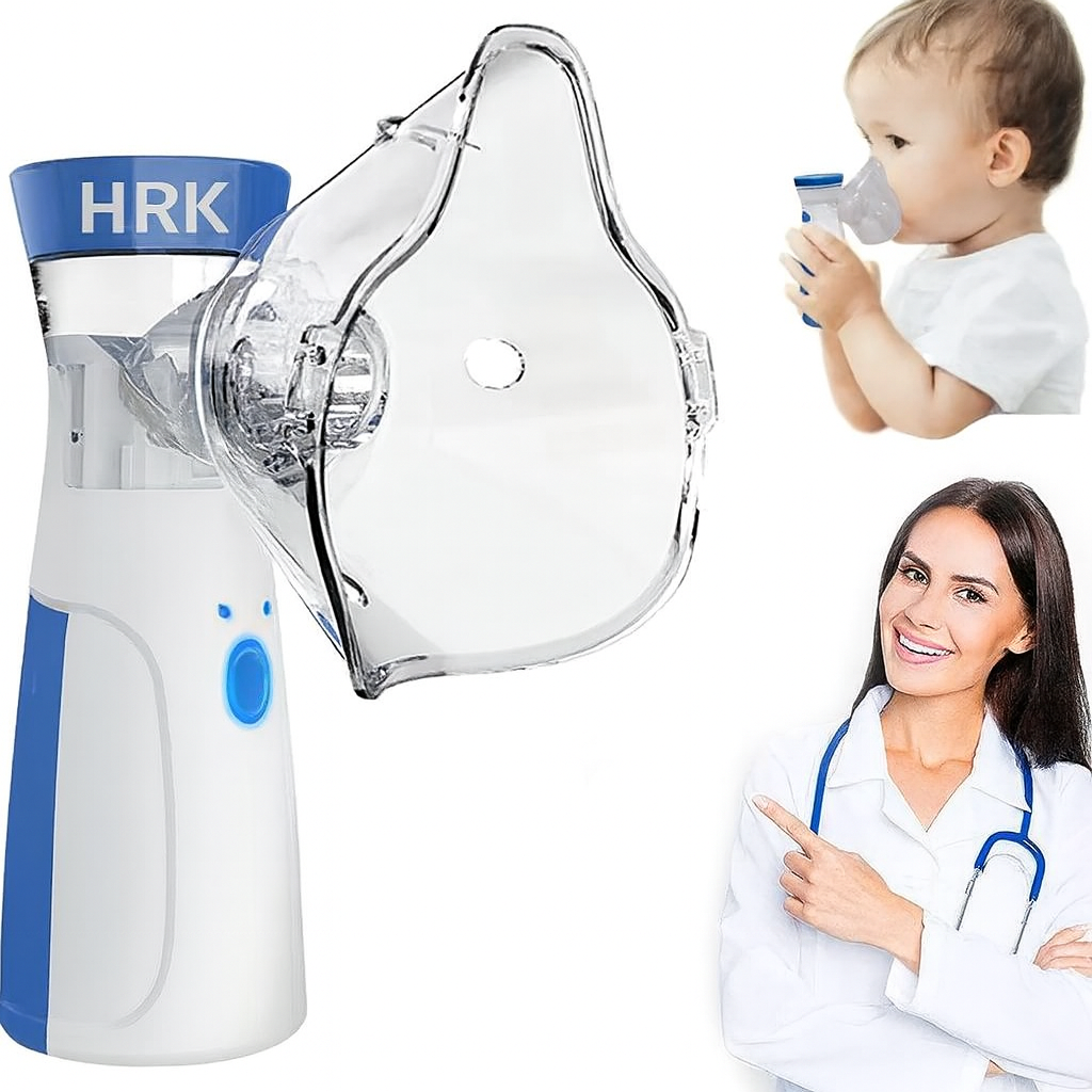 Portable Mesh Nebulizer, Silent and Compact Nebulizer Machine for Adult and Kids