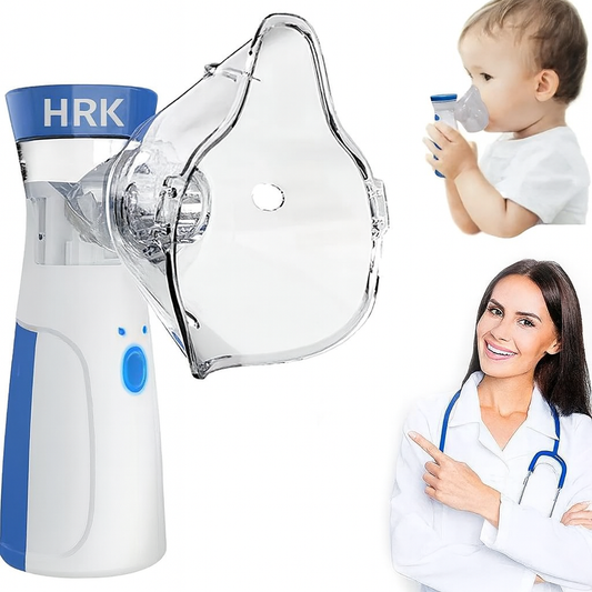 Portable Mesh Nebulizer, Silent and Compact Nebulizer Machine for Adult and Kids
